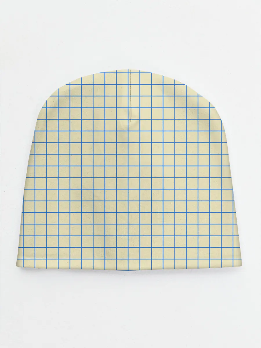 Детская шапка / Клетка Школьная тетрадка