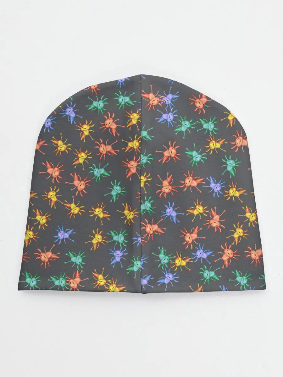 Детская шапка / Аксолотль паттерн