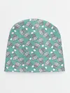 Детская шапка / Воланы на ментоловом
