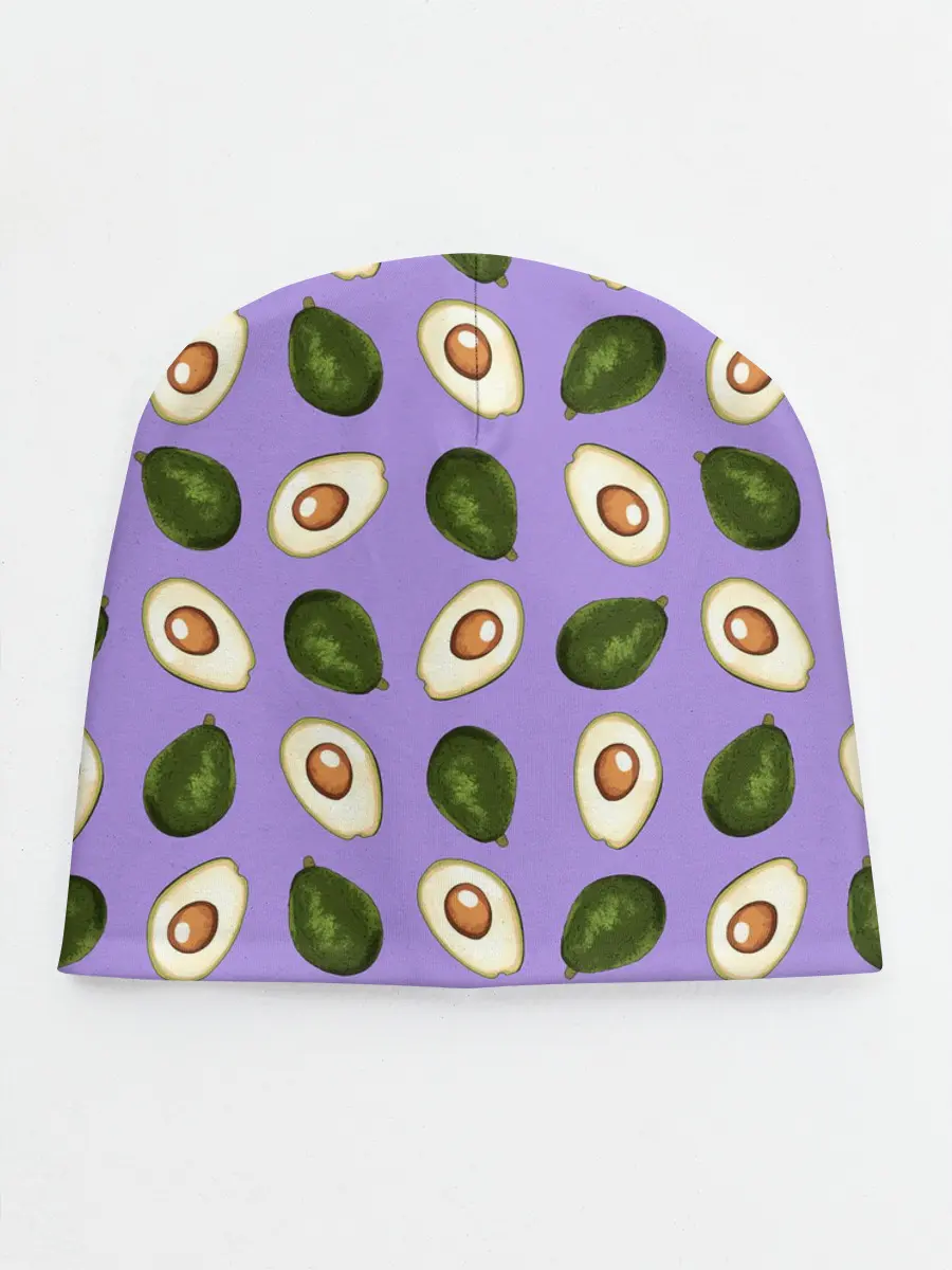 Детская шапка / Авокадо паттерн