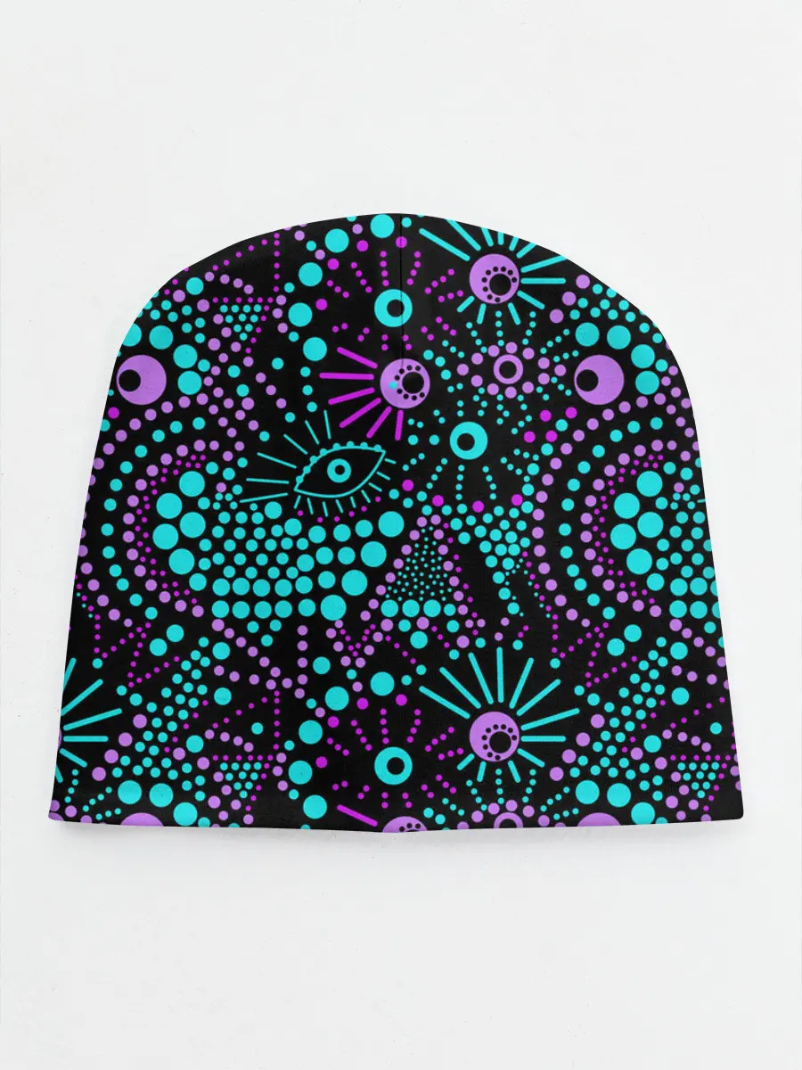 Детская шапка / Яркий абстрактный узор