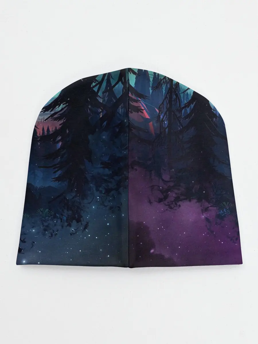 Детская шапка / ПЕЙЗАЖ НАД ЗВЕЗДАМИ