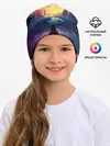 Детская шапка / ПЕЙЗАЖ НАД ЗВЕЗДАМИ