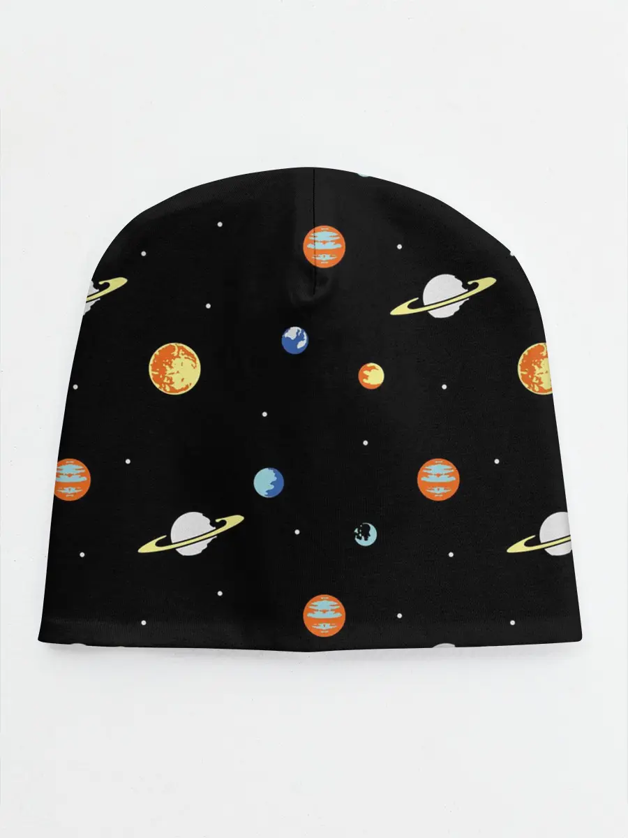 Детская шапка / Планеты в космосе