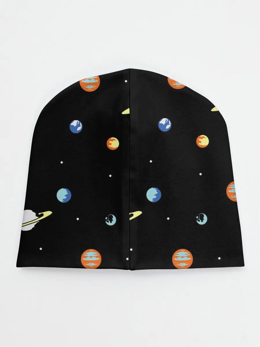 Детская шапка / Планеты в космосе