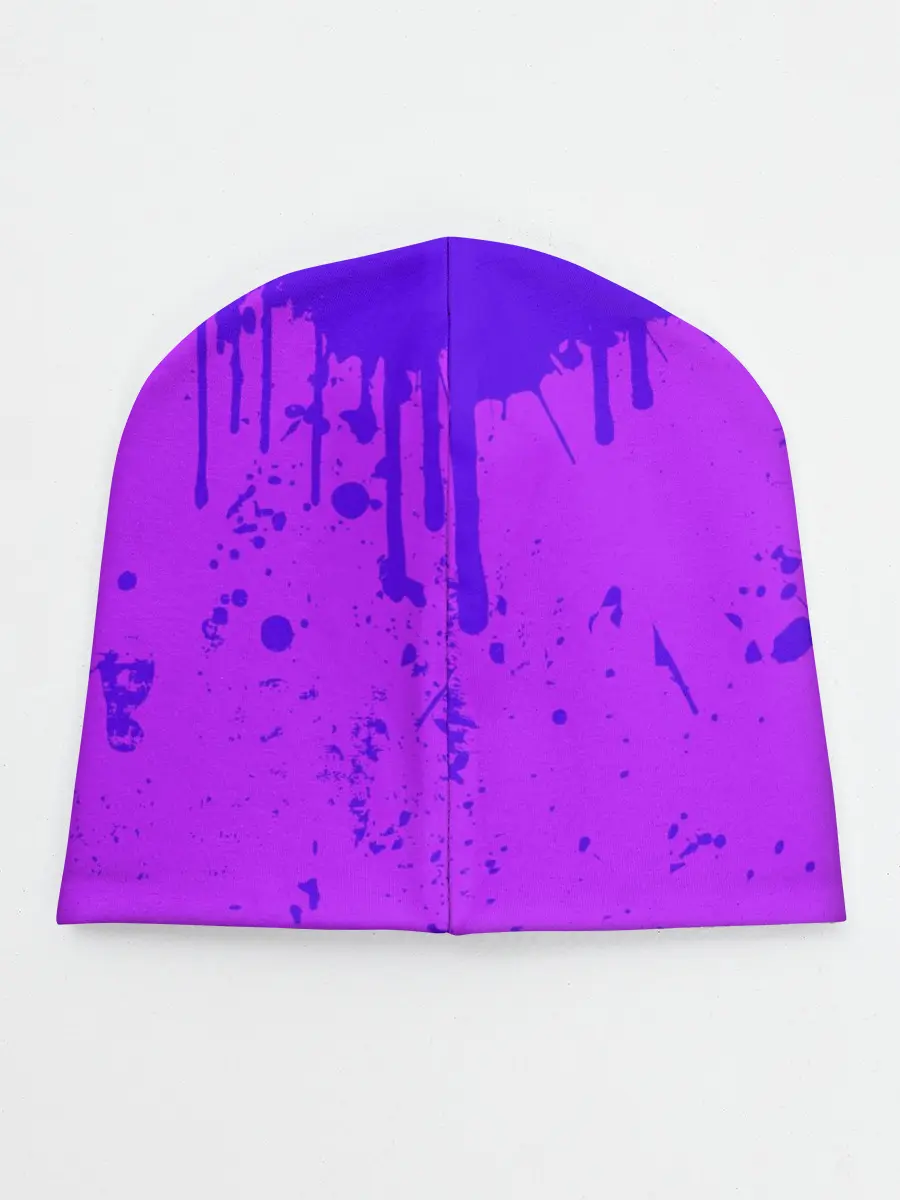 Детская шапка / ROBLOX ФИОЛЕТОВЫЕ ПОДТЕКИ