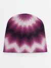 Детская шапка / Черно-пурпурный калейдоскоп