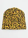 Детская шапка / Леопард желтый