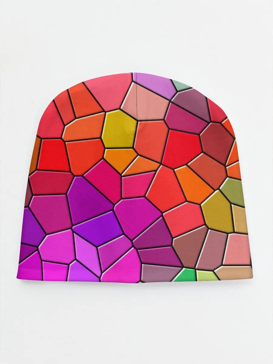 Детская шапка / Мозаика цветная