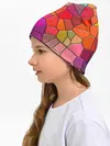Детская шапка / Мозаика цветная