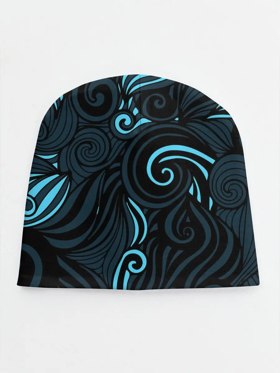 Детская шапка / Лазурные листья
