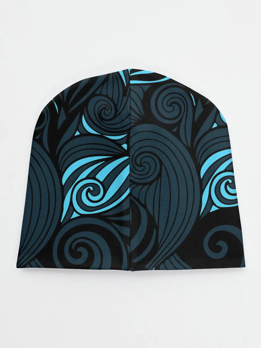 Детская шапка / Лазурные листья