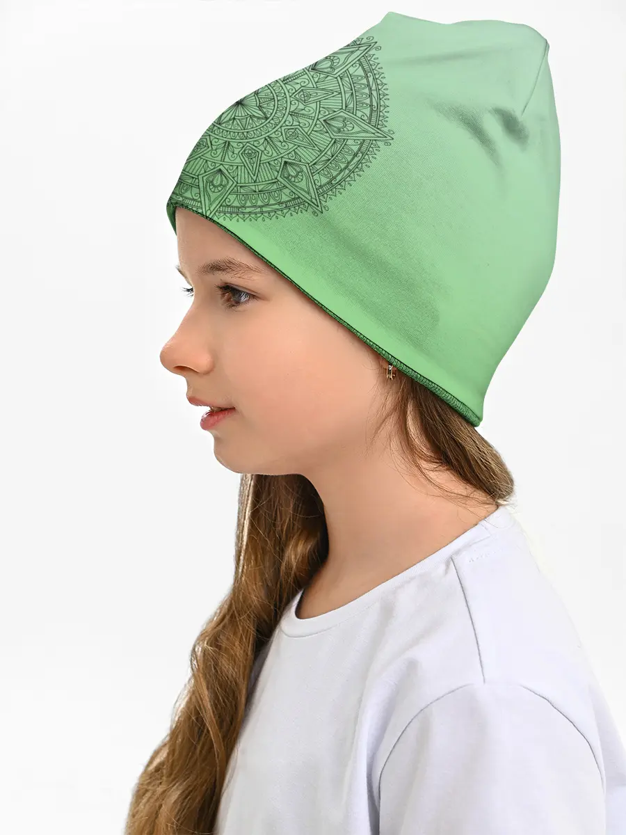 Детская шапка / Peacefull green