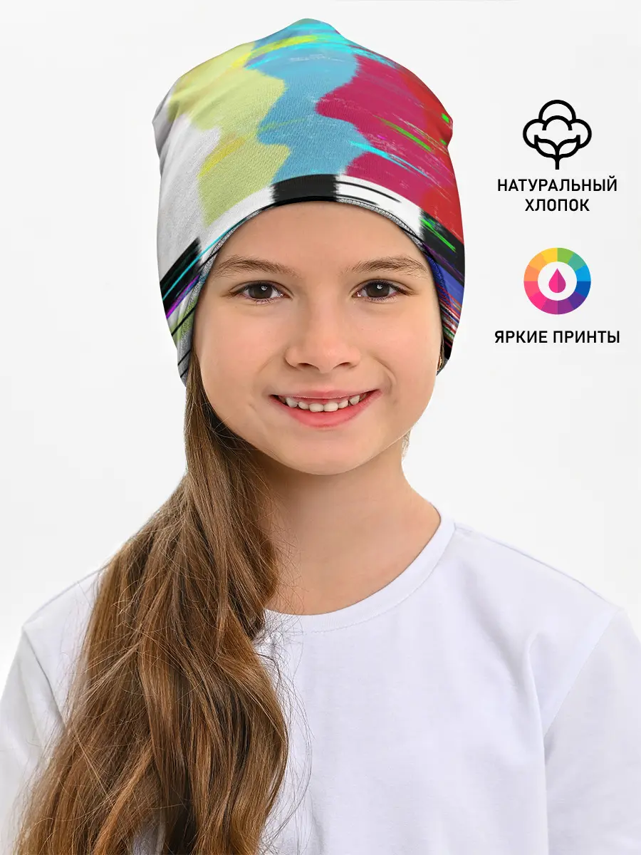 Детская шапка / TV glitch