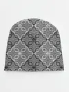 Детская шапка / Черно-белый орнамент