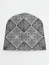 Детская шапка / Черно-белый орнамент