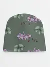 Детская шапка / Розовые орхидеи