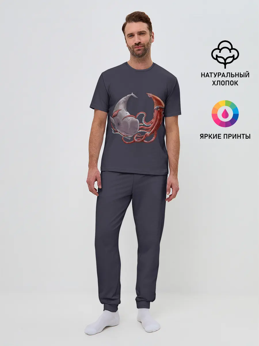 Мужская пижама с брюками / Naval Confrontation