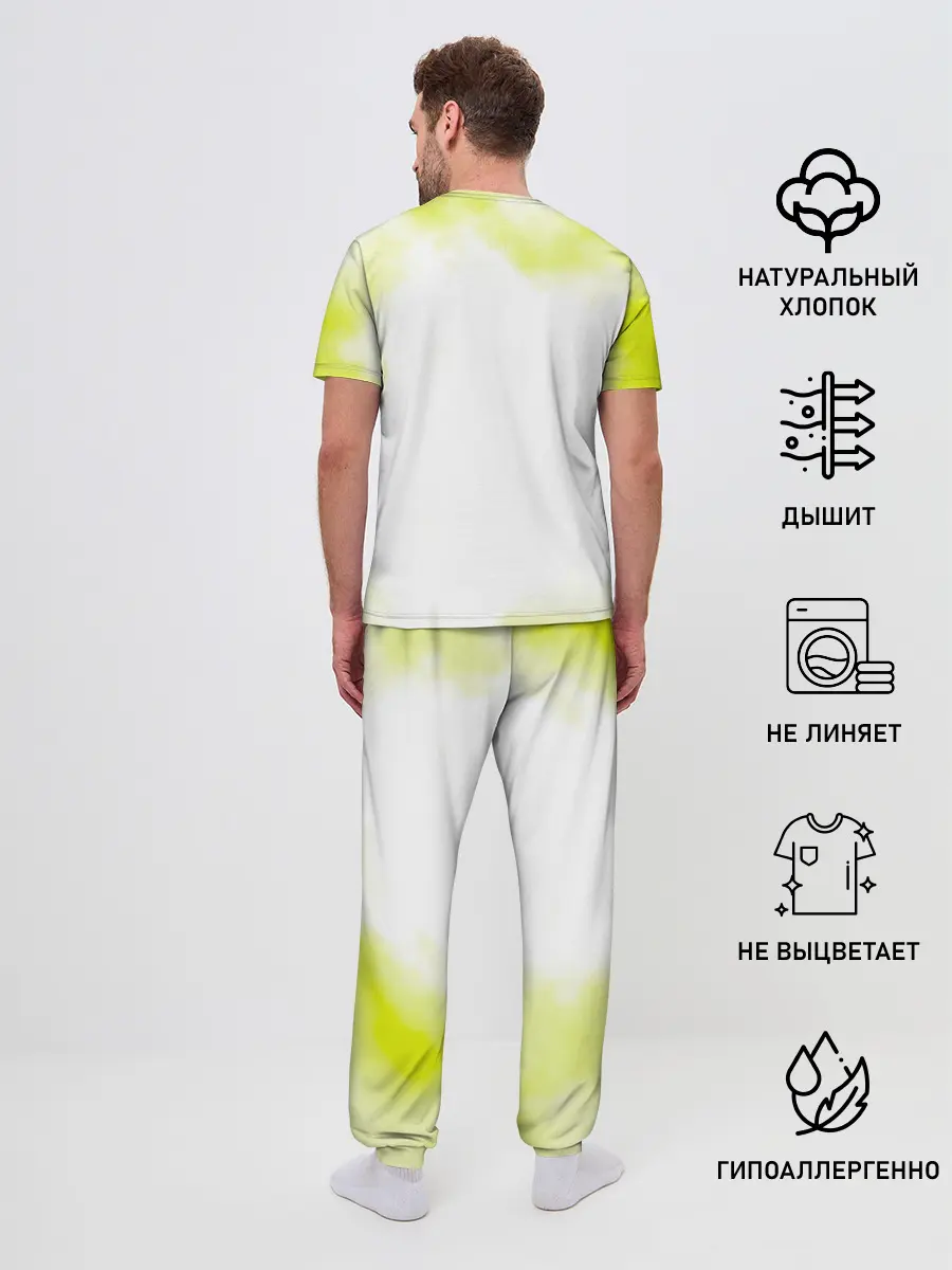 Мужская пижама с брюками / Аста и Юно Чёрный клевер