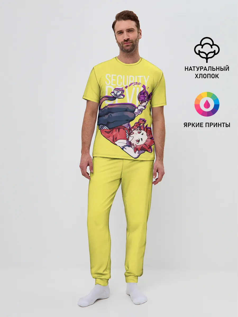 Мужская пижама с брюками / Security Devil