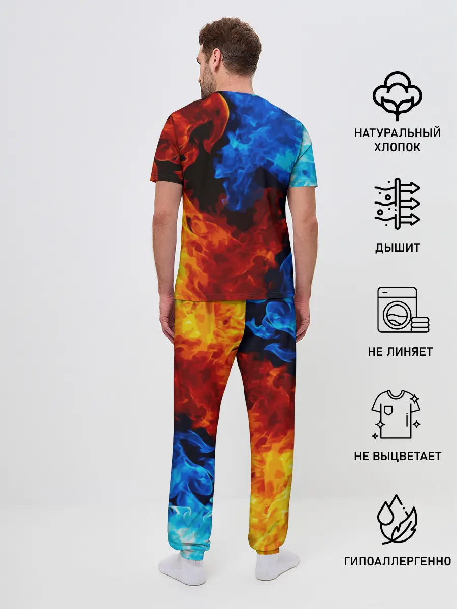 Мужская пижама с брюками / СЕКТОР ГАЗА / КАЙФА ПО ЖИЗНИ