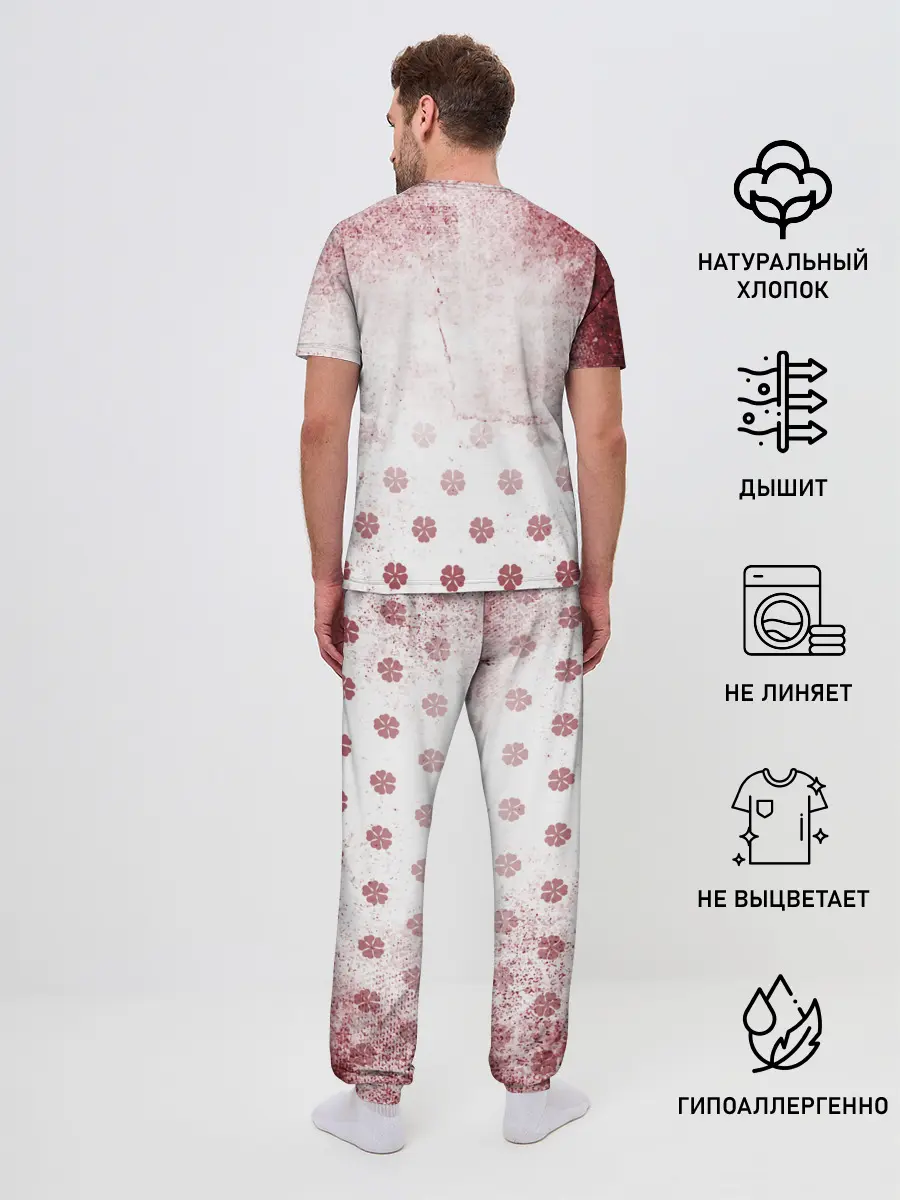 Мужская пижама с брюками / Зора Идеаре Чёрный клевер