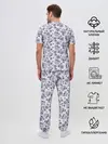 Мужская пижама с брюками / Узор