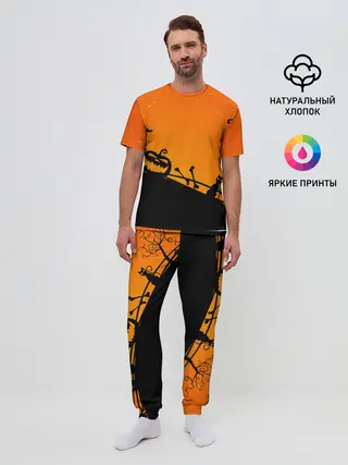 Мужская пижама с брюками / Хэллоуин