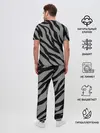 Мужская пижама с брюками / Камуфляж Зебра