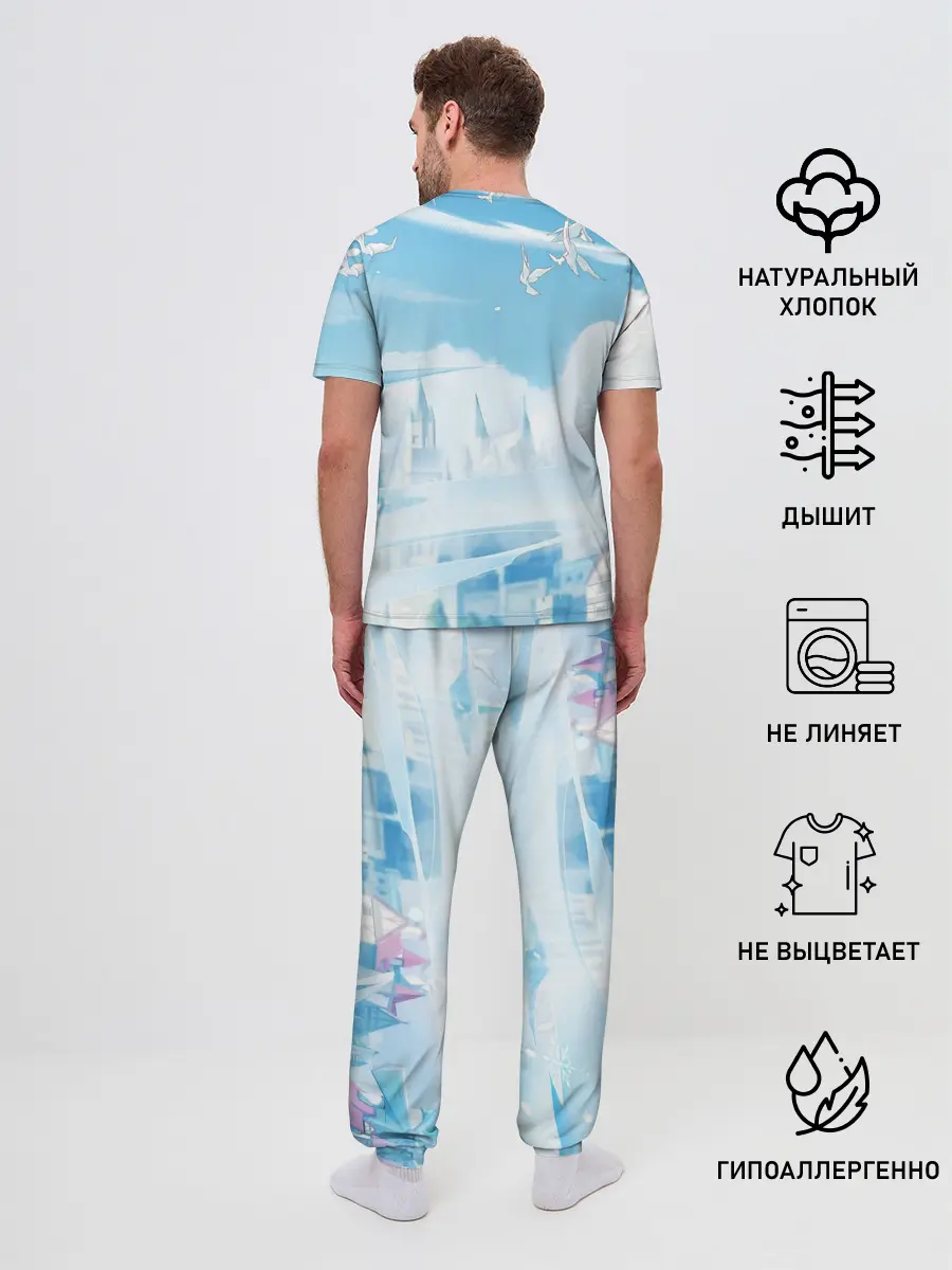 Мужская пижама с брюками / Eula | Genshin Impact