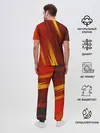 Мужская пижама с брюками / Red sport style
