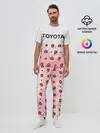 Мужская пижама с брюками / Тойота - Racing