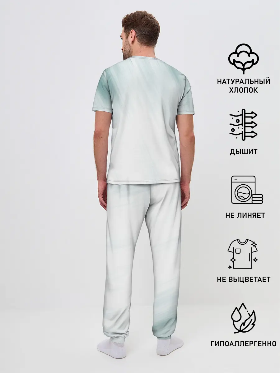 Мужская пижама с брюками / Аста и Юно малыши Чёрный клевер