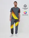 Мужская пижама с брюками / Gray Yellow Style