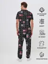 Мужская пижама с брюками / Пазлы Винтажный стиль