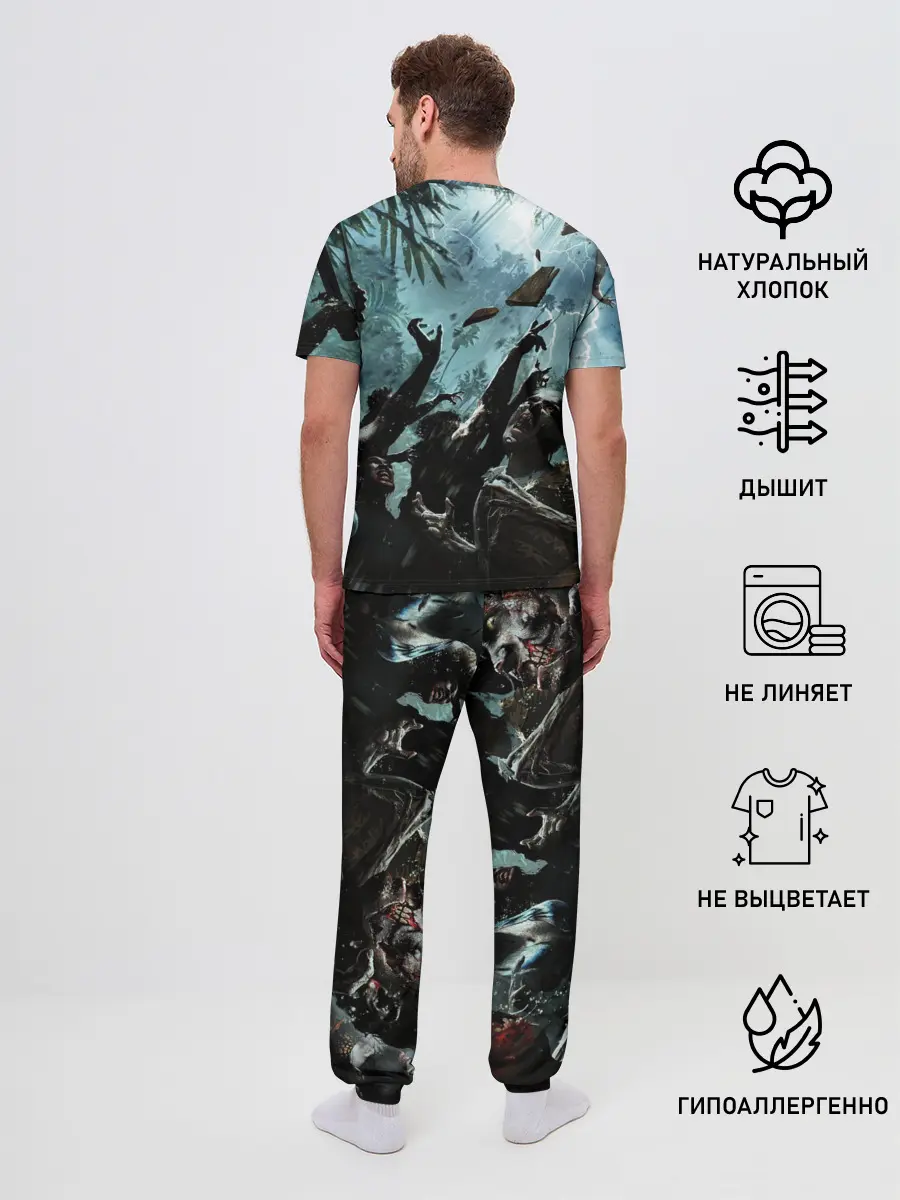 Мужская пижама с брюками / Кровожадные зомби | Zombie
