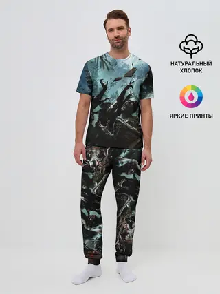 Мужская пижама с брюками / Кровожадные зомби | Zombie