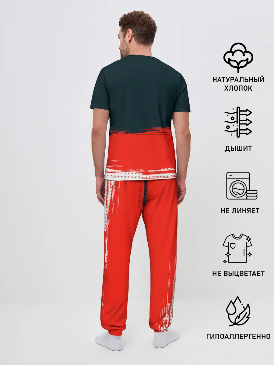 Мужская пижама с брюками / MITSUBISHI | МИТСУБИШИ