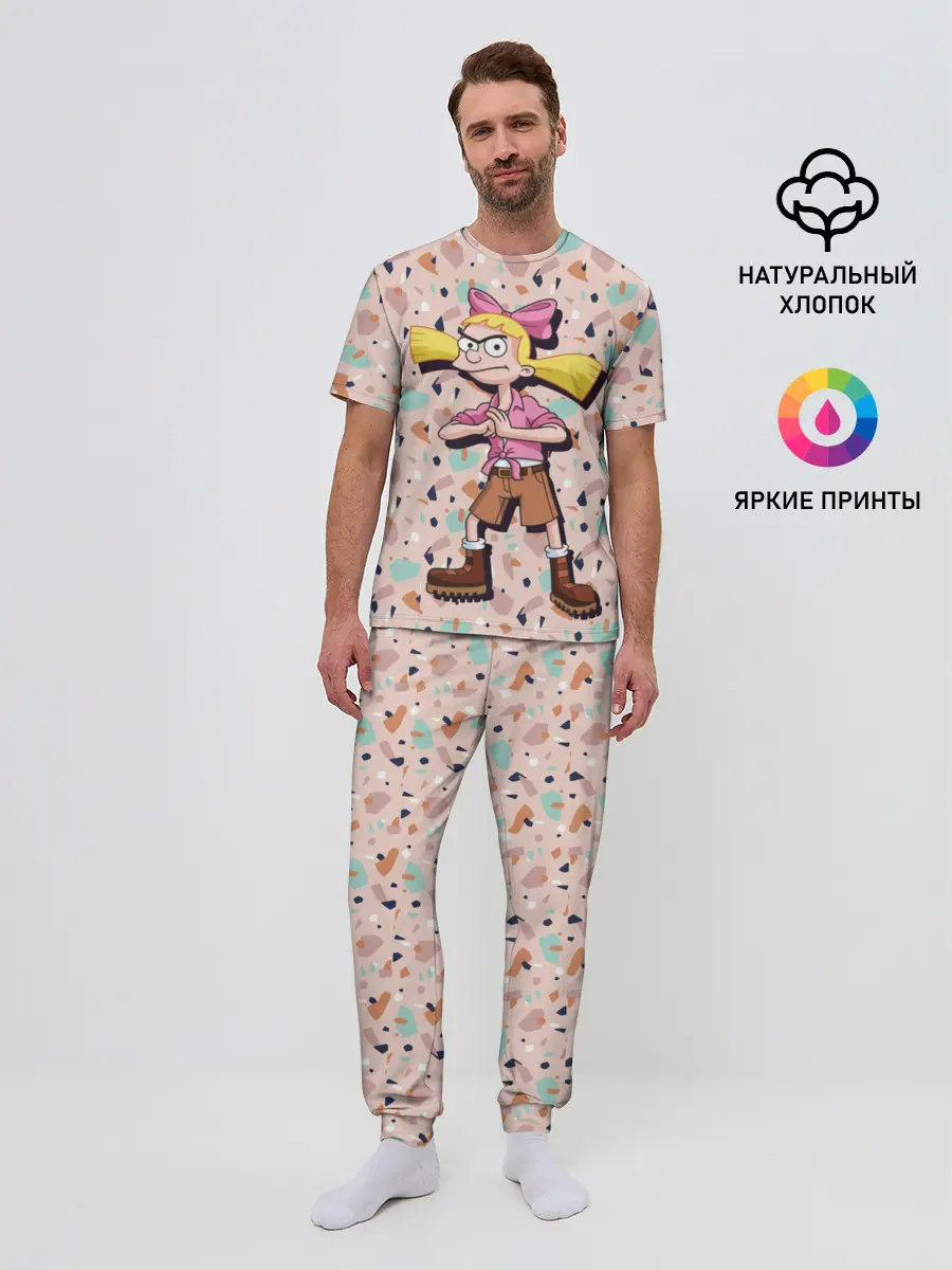 Мужская пижама с брюками / Эй, Арнольд! Хельга Патаки