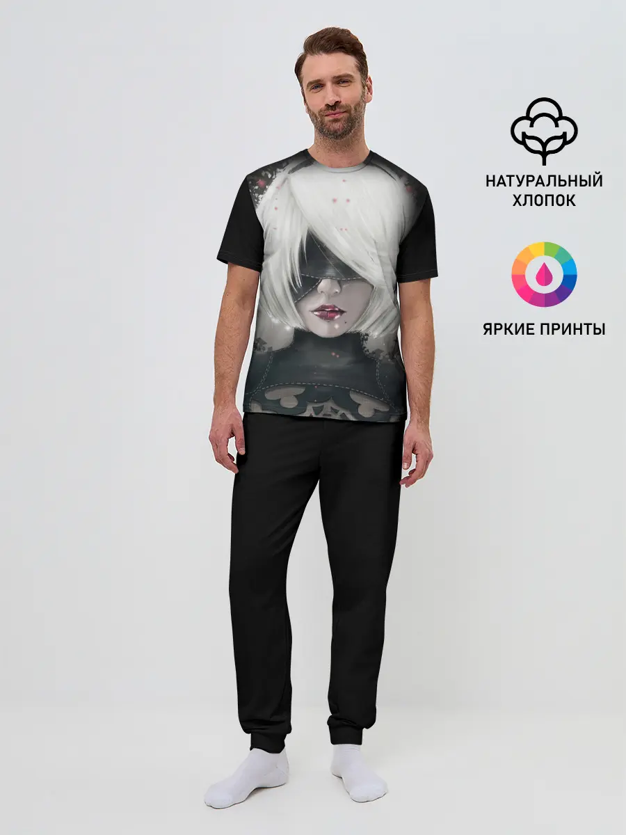 Мужская пижама с брюками / YoRHa | Nier