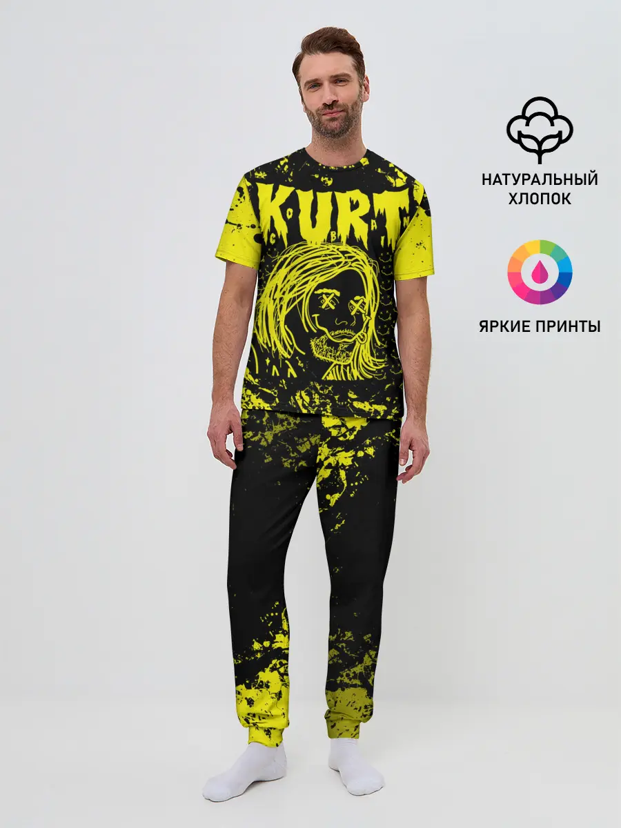 Мужская пижама с брюками / Nirvana 9