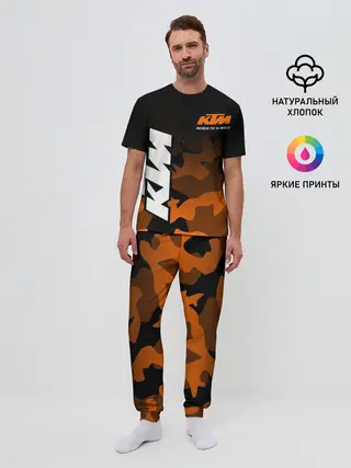 Мужская пижама с брюками / KTM MOTORCYCLES / КТМ МОТОЦИКЛ