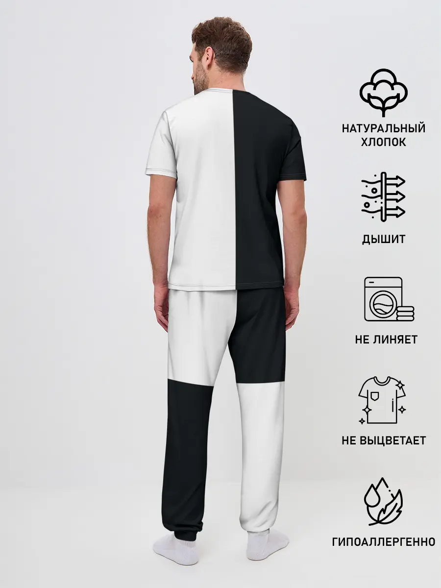 Мужская пижама с брюками / Hitman BW