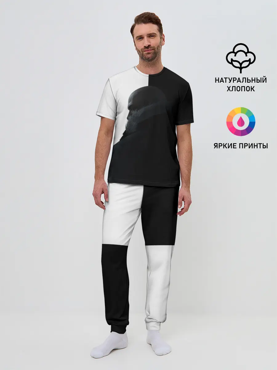 Мужская пижама с брюками / Winter Hitman