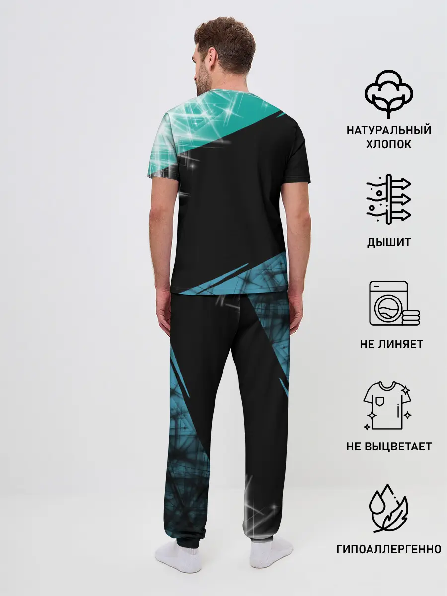 Мужская пижама с брюками / BMW