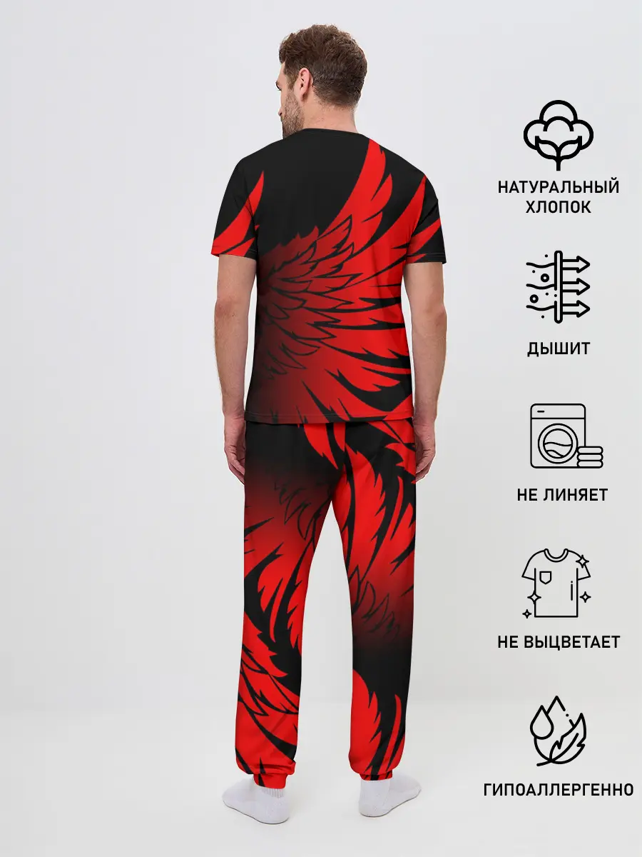 Мужская пижама с брюками / YAMAHA / ЯМАХА / МОТОСПОРТ