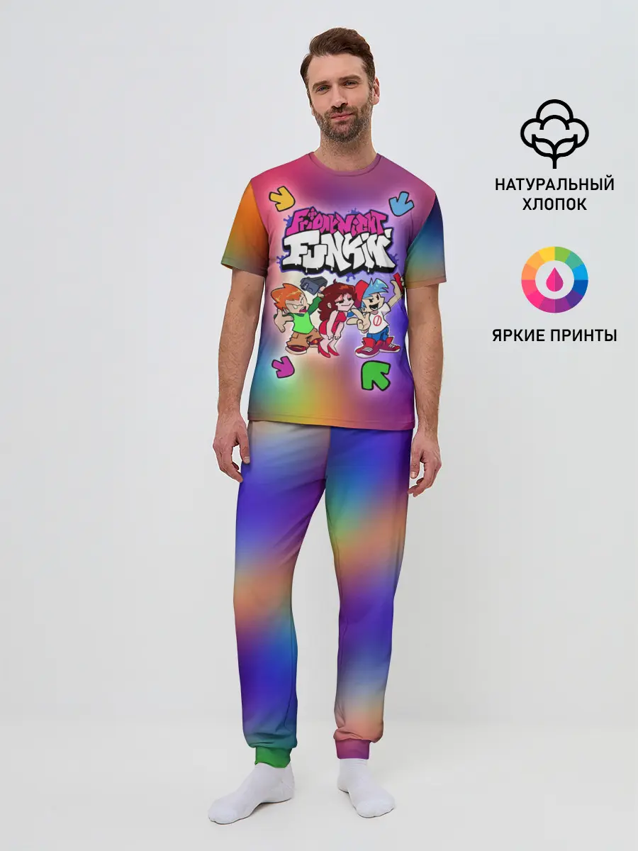 Мужская пижама с брюками / Friday Night Funkin