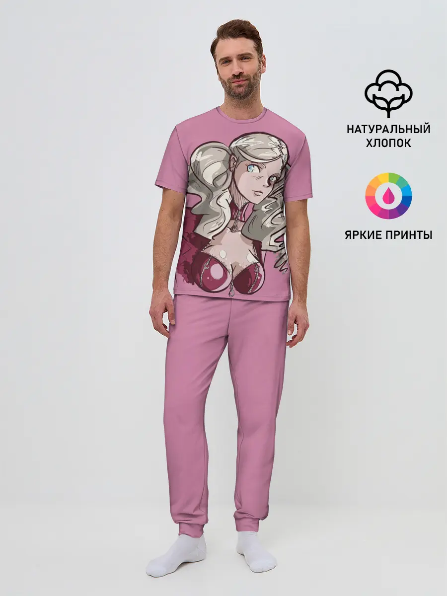 Мужская пижама с брюками / Милая Такамаки