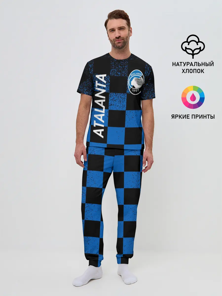 Мужская пижама с брюками / FC ATALANTA / ФК АТАЛАНТА
