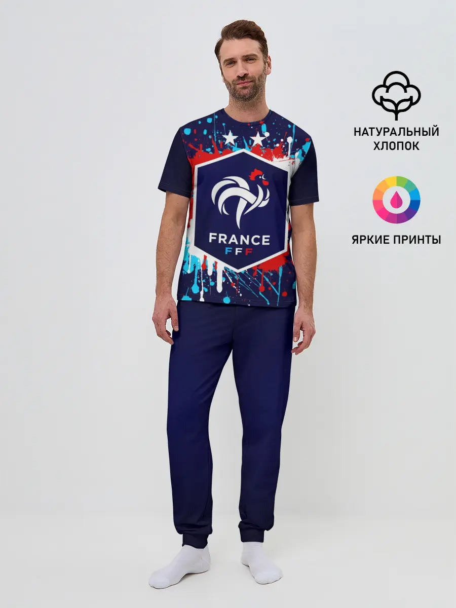 Мужская пижама с брюками / Сборная Франции